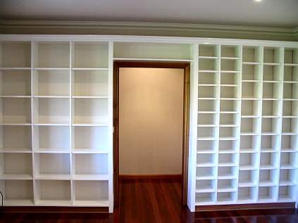 Painted Hoop Pine Shelving Unit